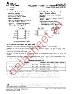 74LVC2G157DCUTE4 datasheet  